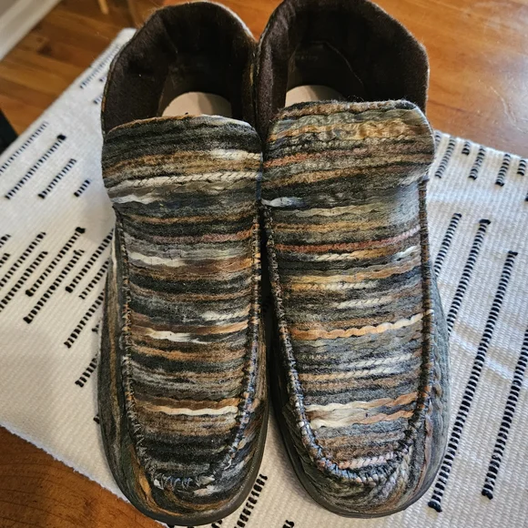 Hey Dude Womens NEW Denny Tie Dye Brown Multicolor Slip-On Loafers - Picture 2 of 7